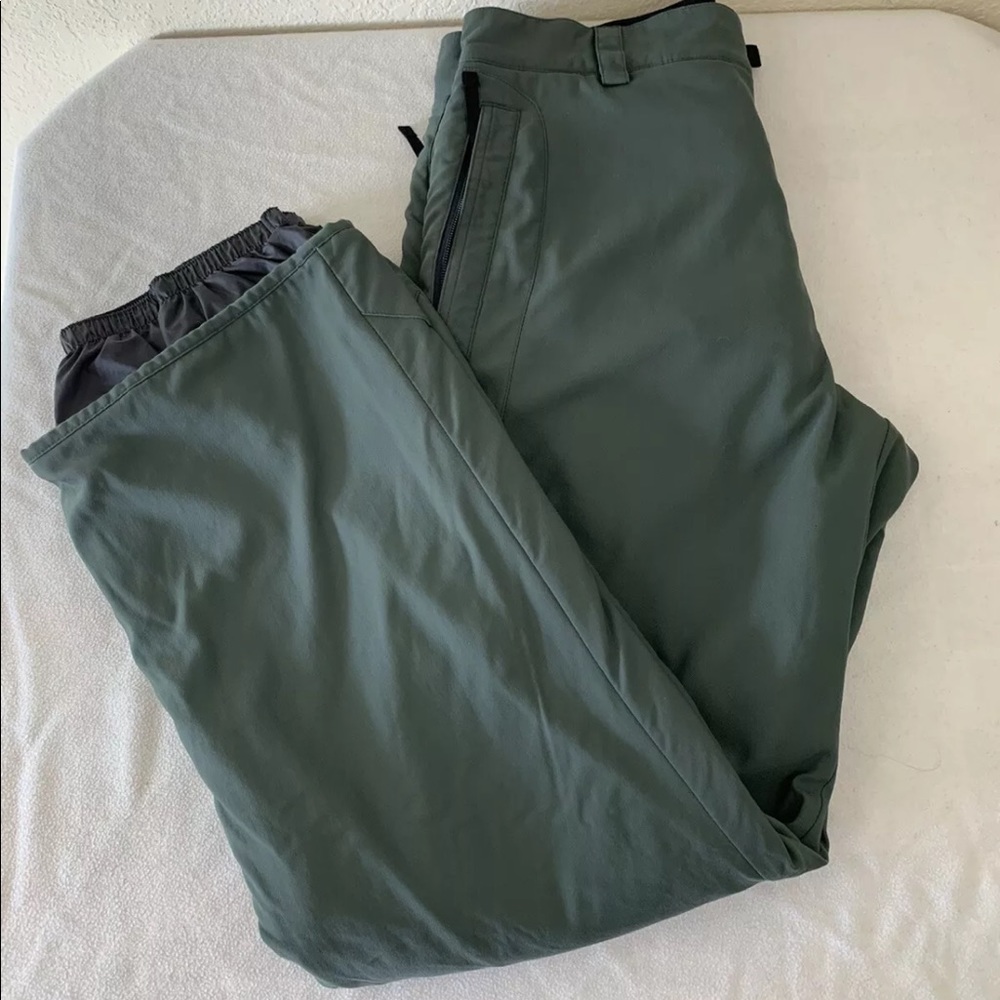 Burton Toast Blue Gray Ski Pants Womens L